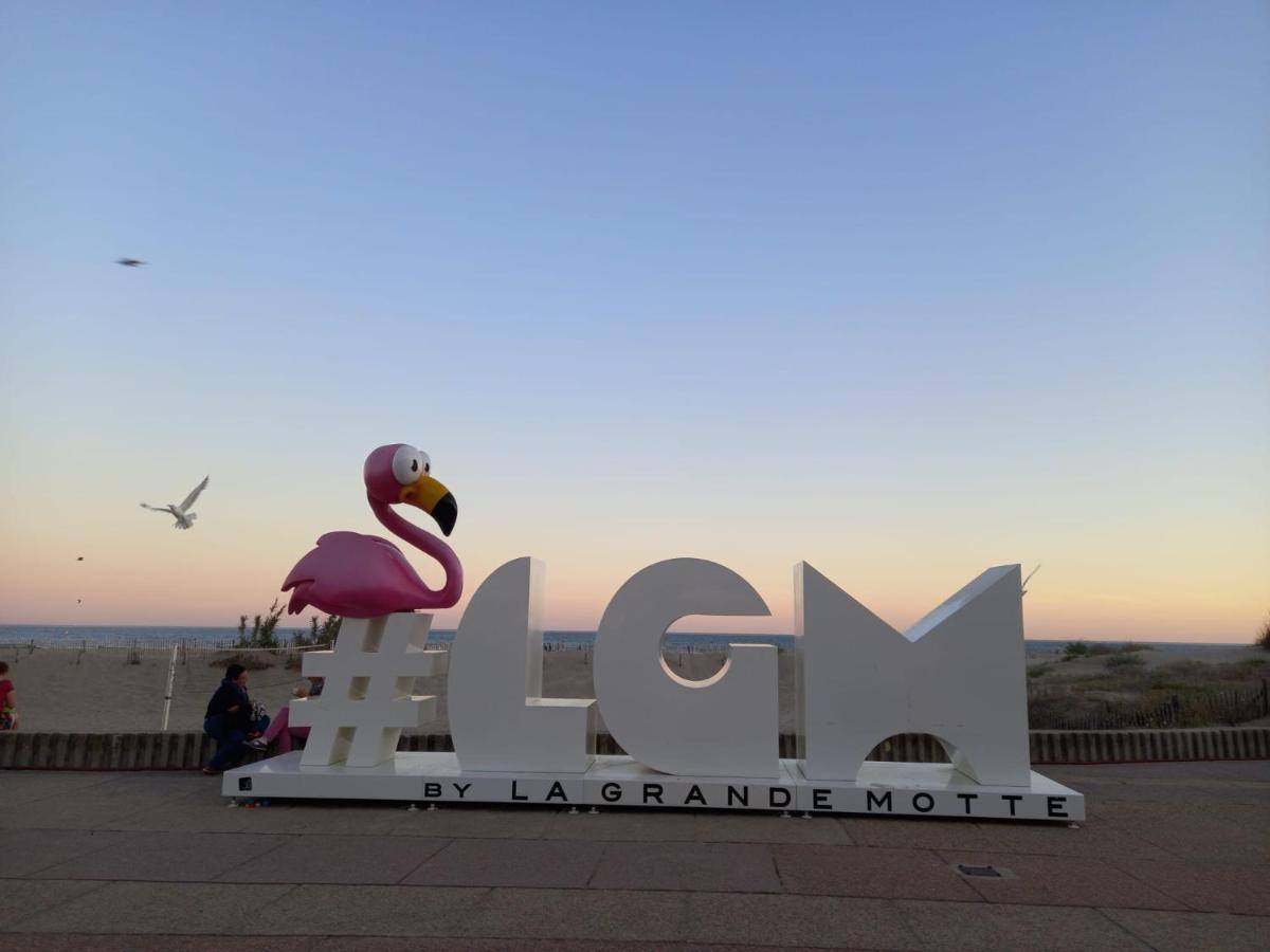 Le Cocon de Flo, studio face à la mer au couchant La Grande-Motte Exterior foto